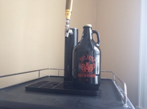 A Keg of APA and a Growler of Stout. 