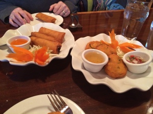 Spring Rolls and Fish Cakes